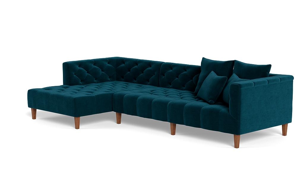 Ms. Chesterfield Sectional Sofa with Left Chaise by Apartment Therapy - Image 2