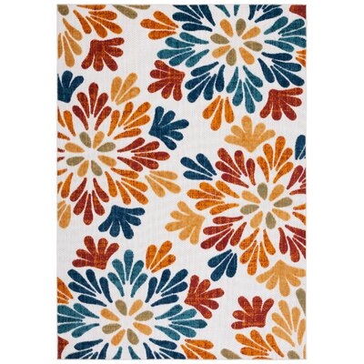 Cabana 800 Area Rug In Creme / Red - Image 0