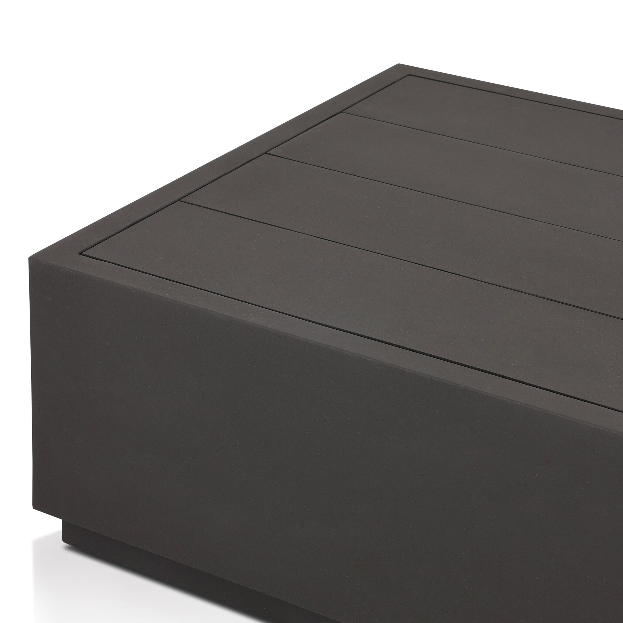 Messo Outdoor Metal Coffee Table - Bronze - Image 11