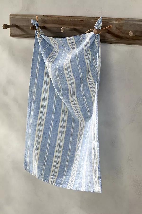 Lithuanian Linen Dish Towel, Multi Stripe - Image 0