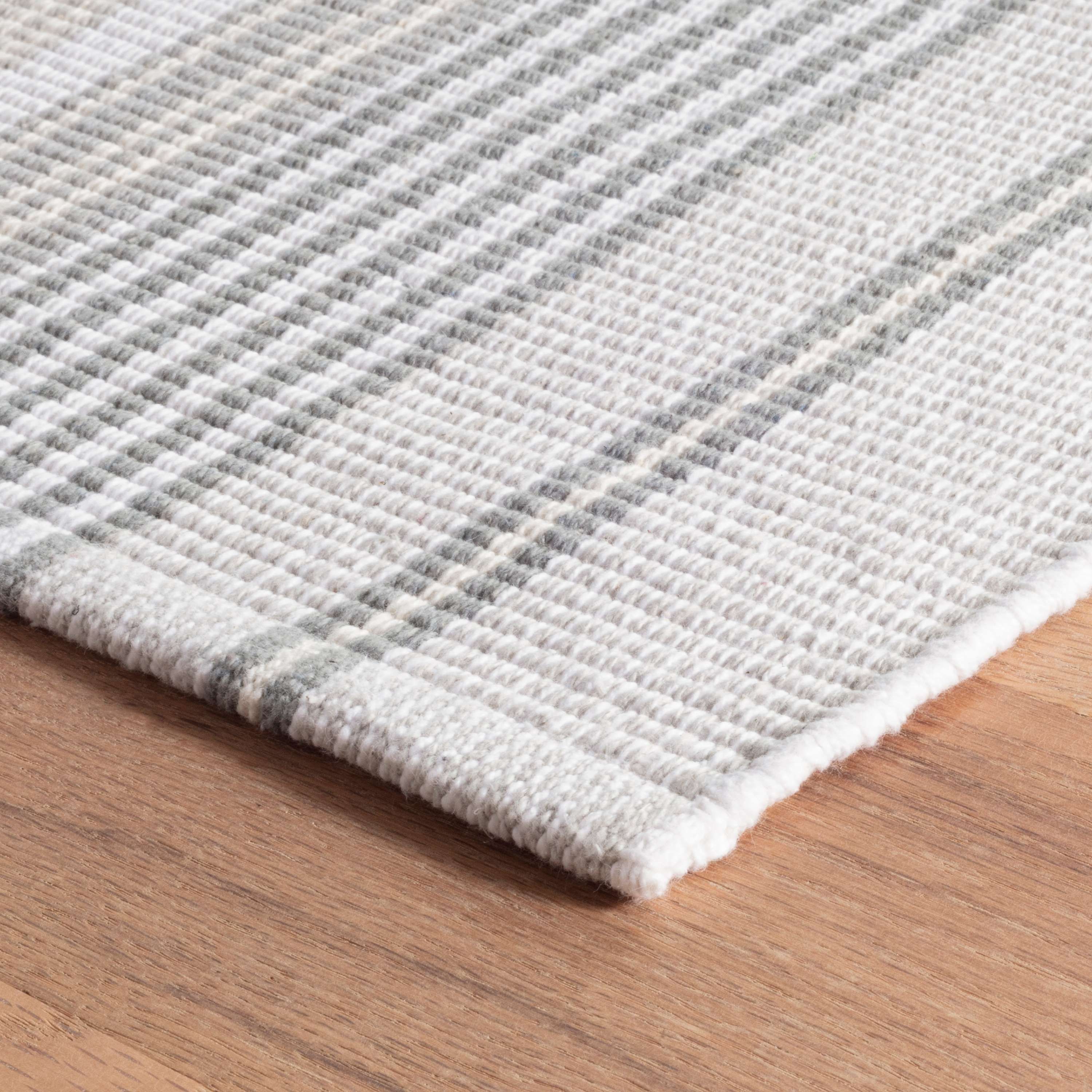 Gradation Ticking Handwoven Cotton Rug - Image 5