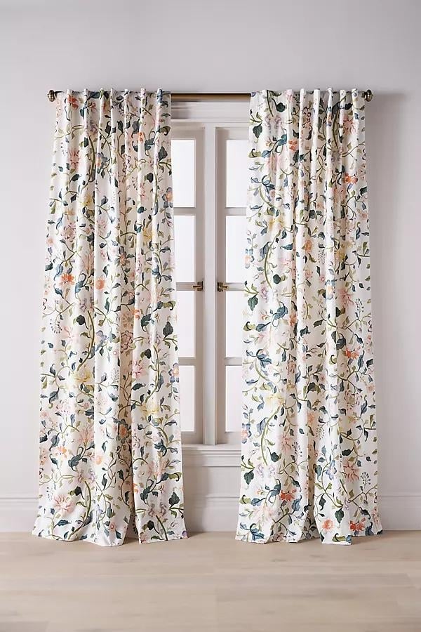 Hattie Cotton Floral Printed Curtain - Image 0