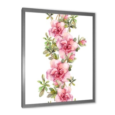 Bouquet Of Pink And Purple Flowers II - Farmhouse Canvas Wall Art Print FDP35396 - Image 0