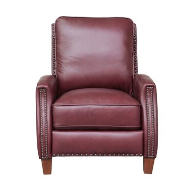 Dayse Genuine Leather Manual Recliner - Image 0
