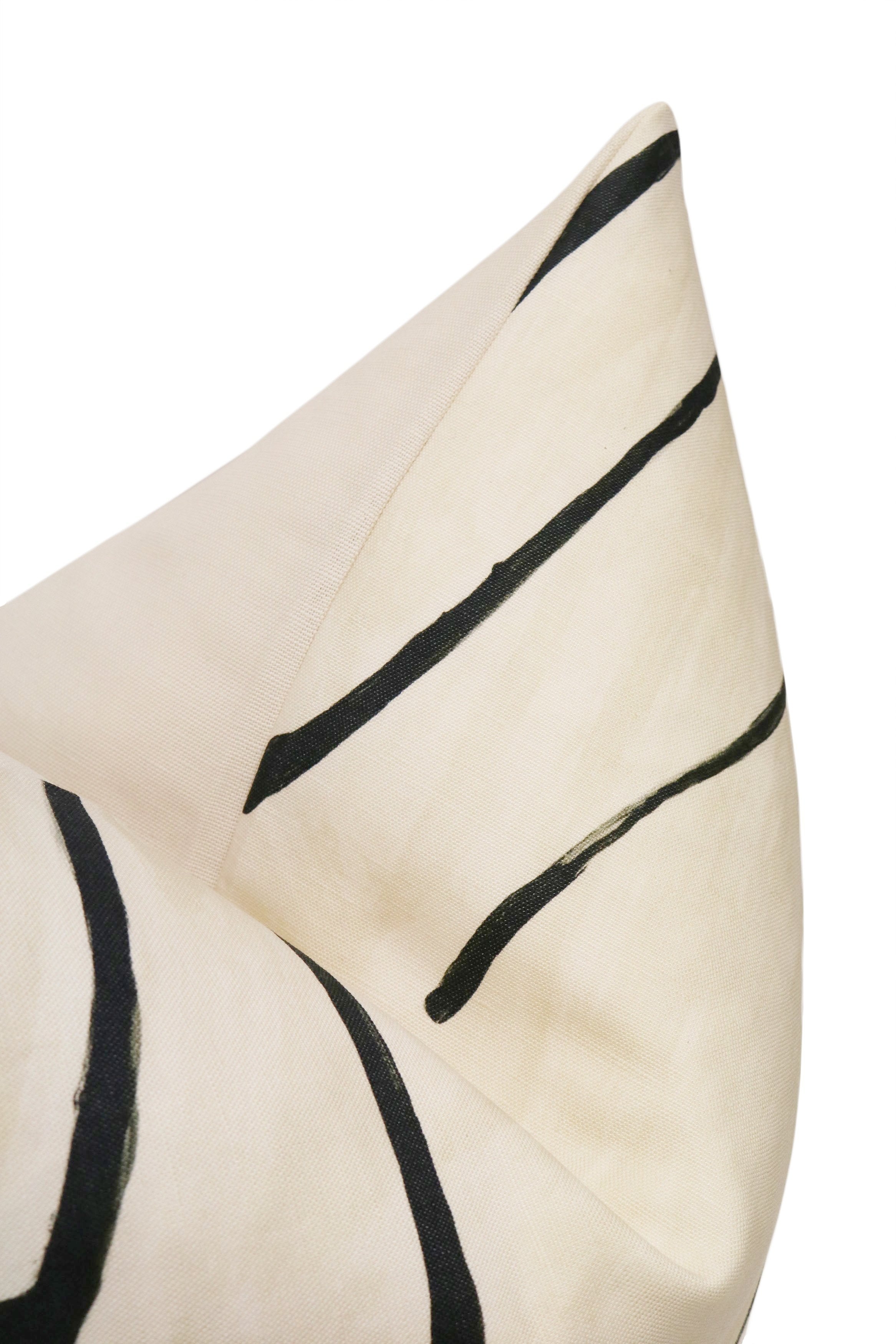 GRAFFITO // LINEN + ONYX - 14" X 36" - Image 2