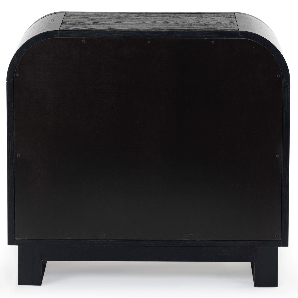 Dinah 2 Drawer Wood Nightstand - Black - Image 5