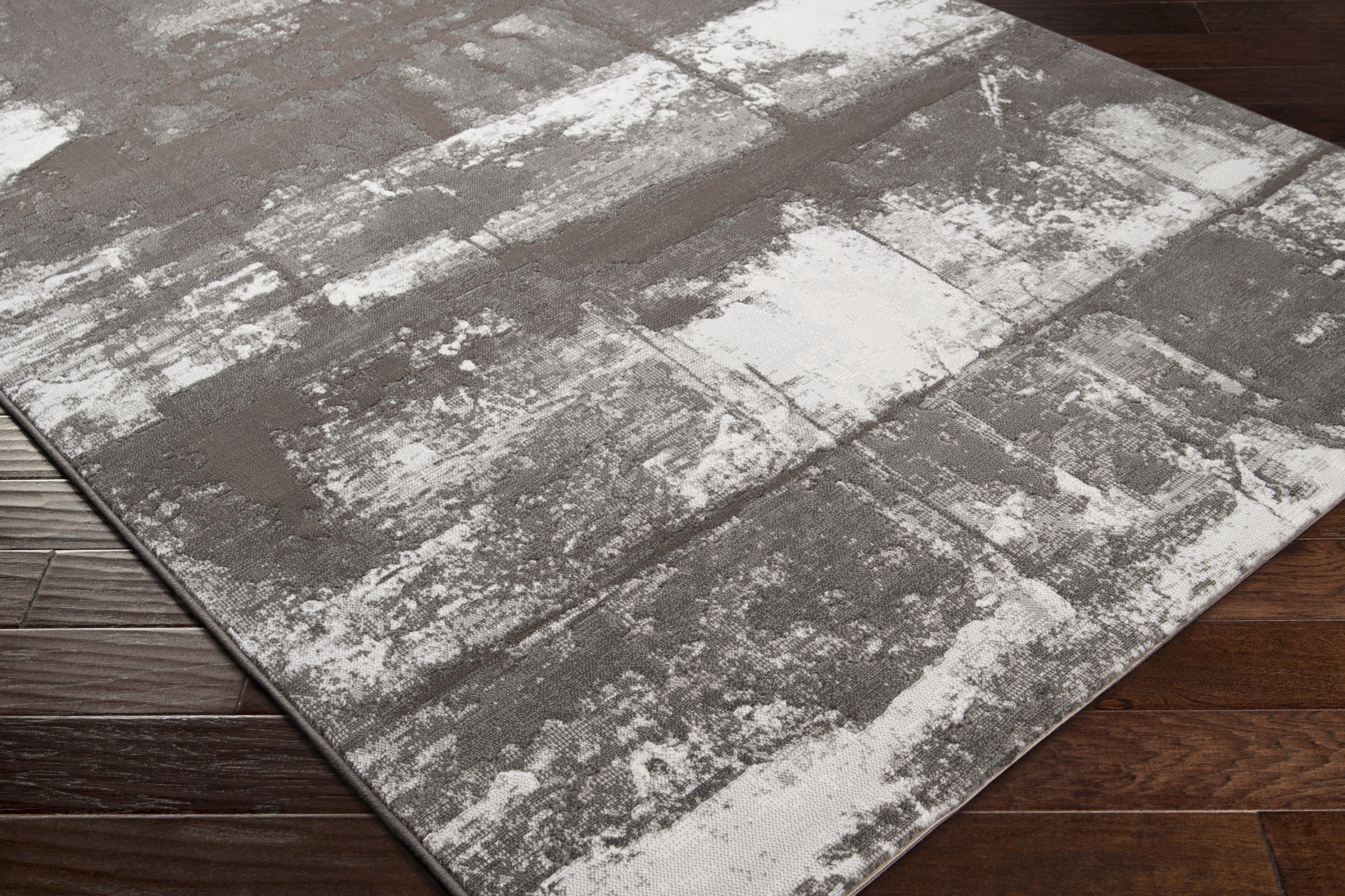 Contempo Black Indoor 2' x 2'11" Machine Woven Rug - Image 3