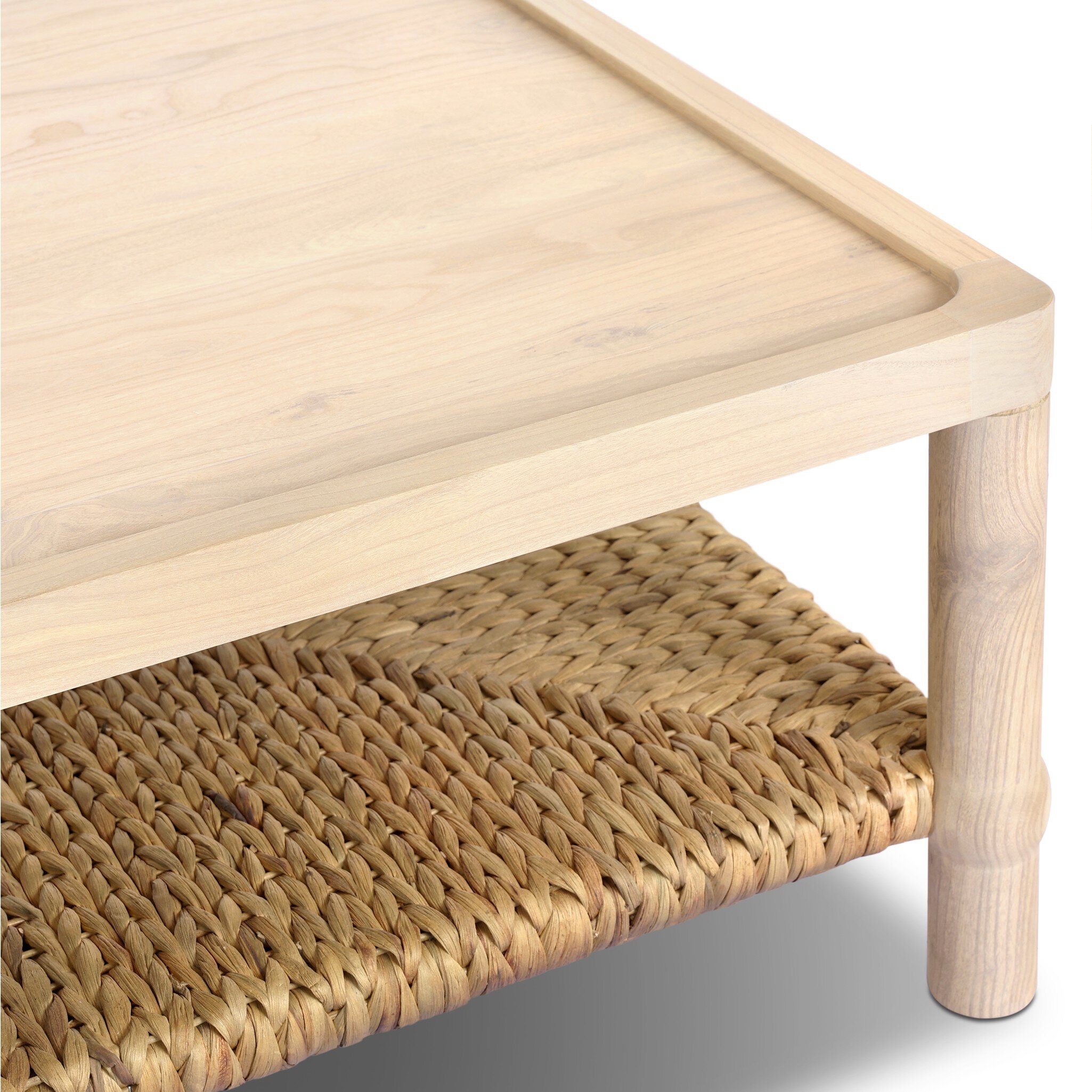 Gabriella Coffee Table - Light Natural Sungkai Veneer by Amber Lewis x Four Hands - Image 11