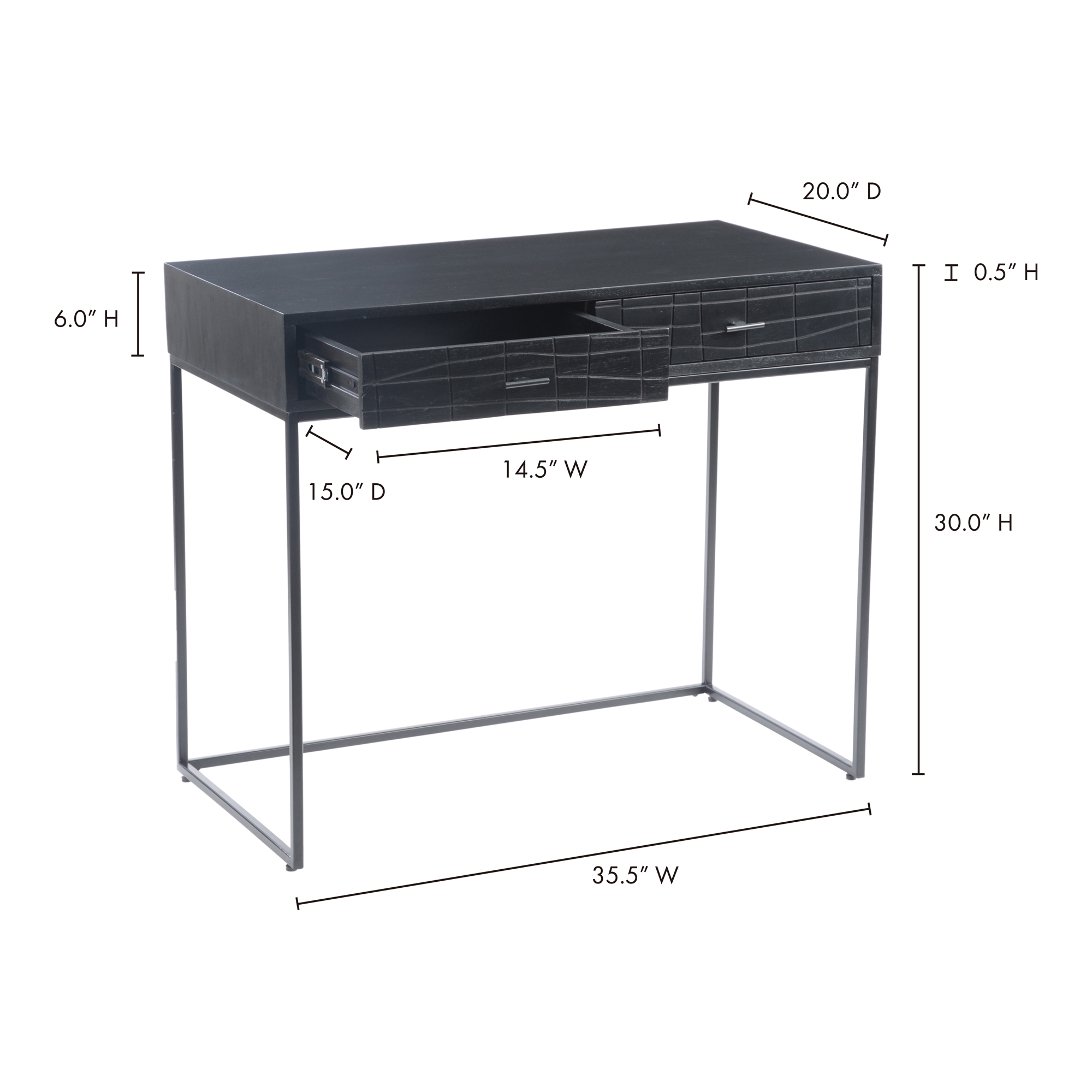 Atelier Desk Black - Image 8