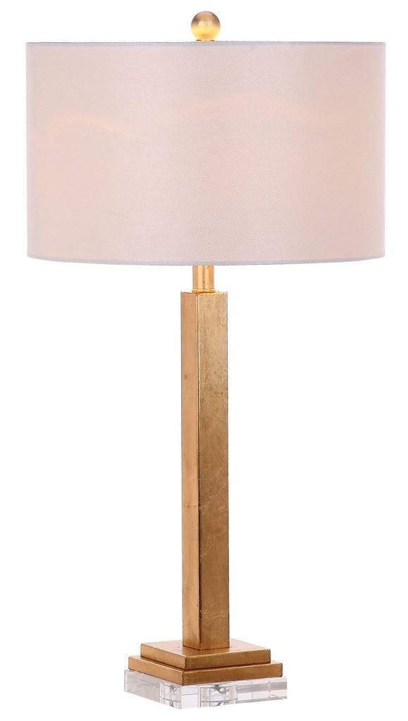 Perri Crystal Base Table Lamp, Gold, 30" - Image 1