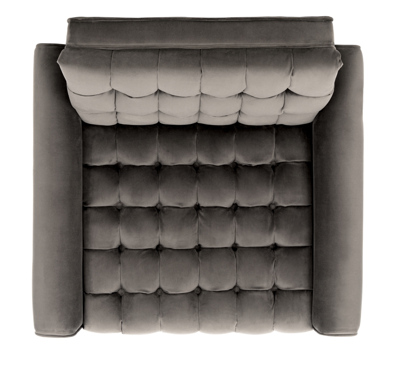 Amaris Tufted Accent Chair - Shale / Black - Safavieh - Image 5