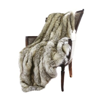 Faux Fur Throw - Image 0