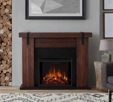 Vail Electric Fireplace, Chestnut - Image 4