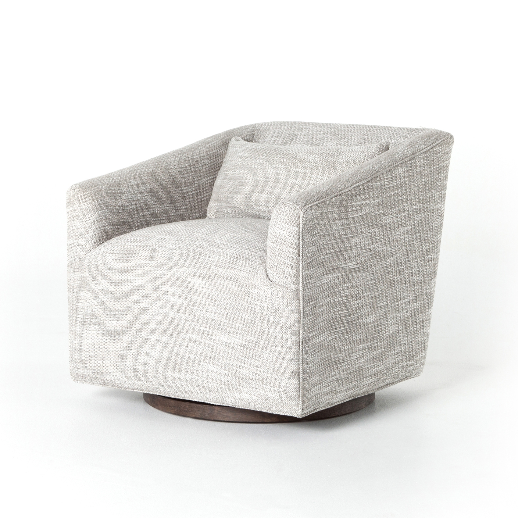 York Swivel Chair-Monterry Pebble - Image 0