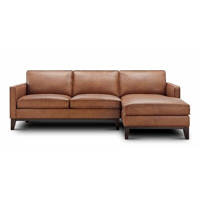 Zoticus Leather 100" Sectional - Image 0