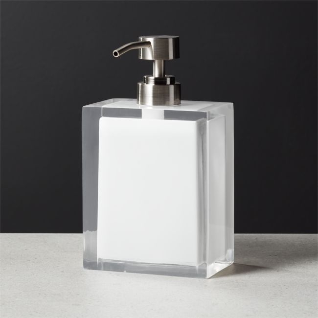 Millenium White Soap Pump - Image 0