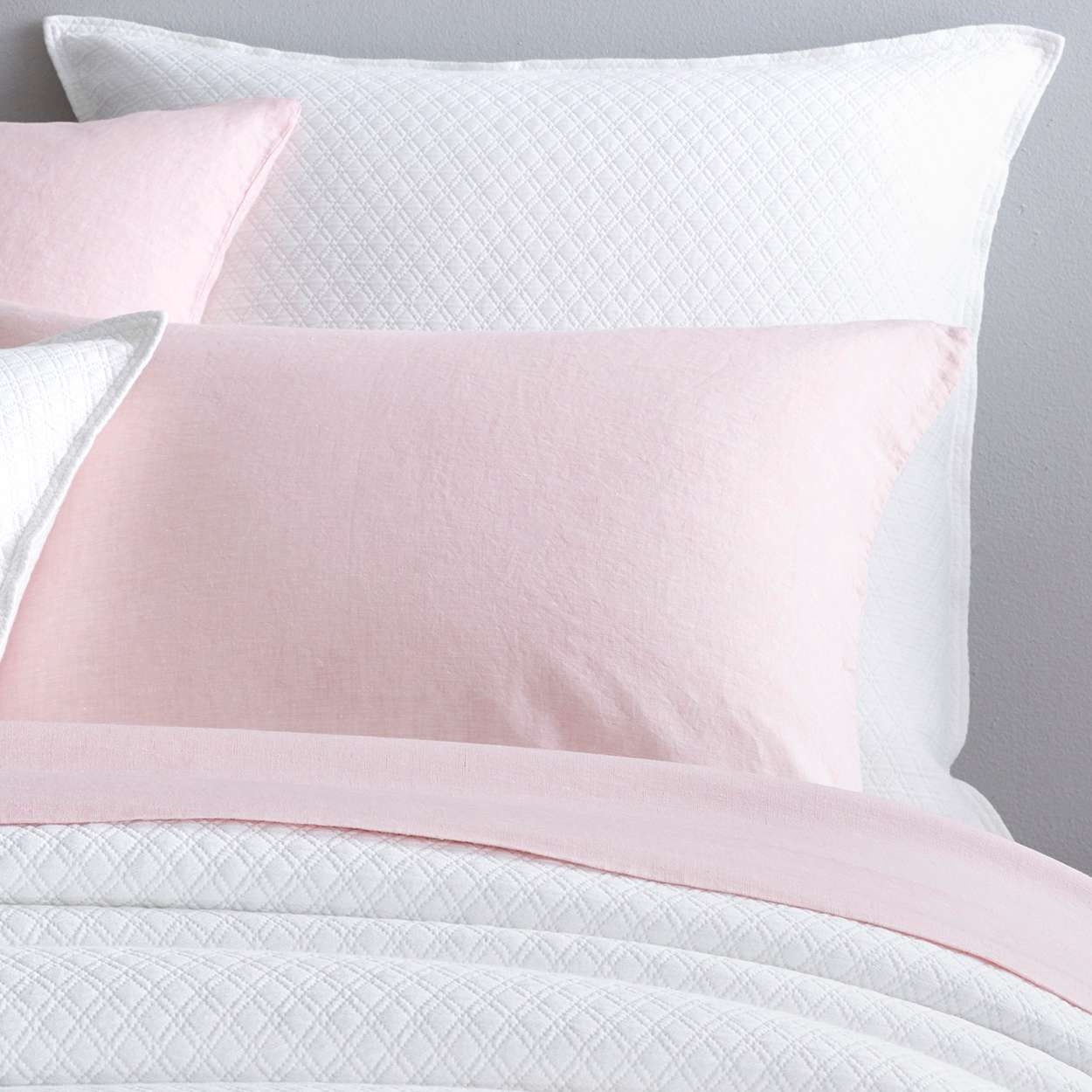 Diamond White Matelasse Sham - Image 0