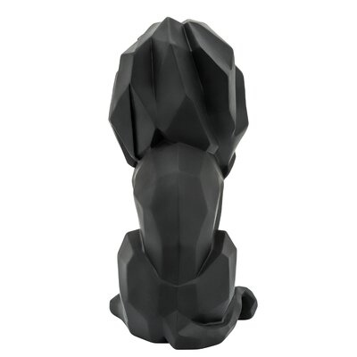 Resin 11"H Sitting Lion, White - Image 1