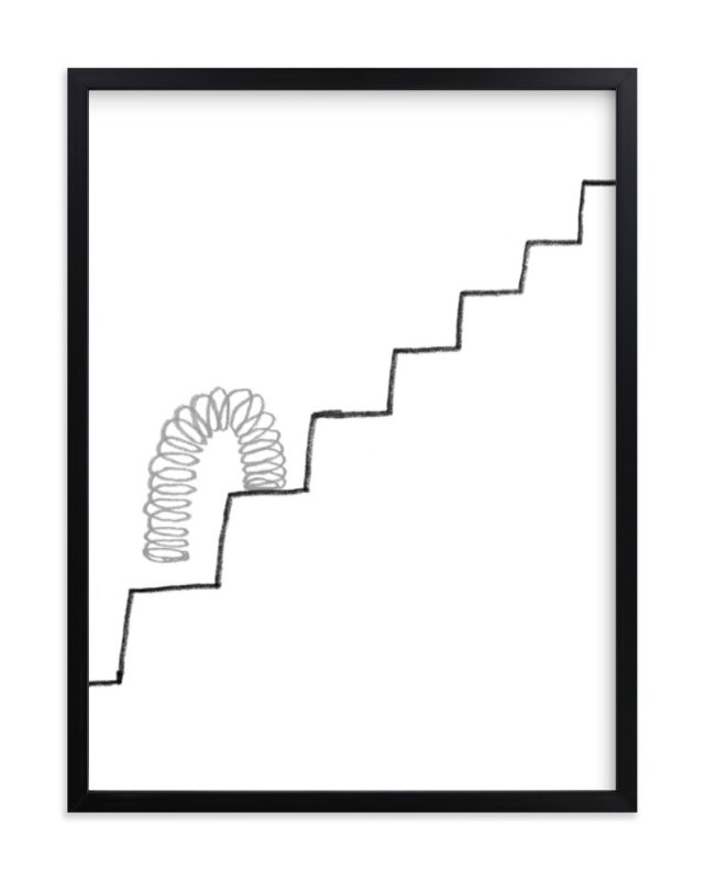 Slinky On The Stairs Limited Edition Fine Art Print 1 - Image 0