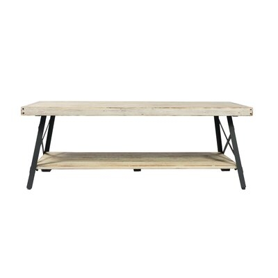 Kinsella Solid Wood 4 Legs 1 Table with Storage - Image 0