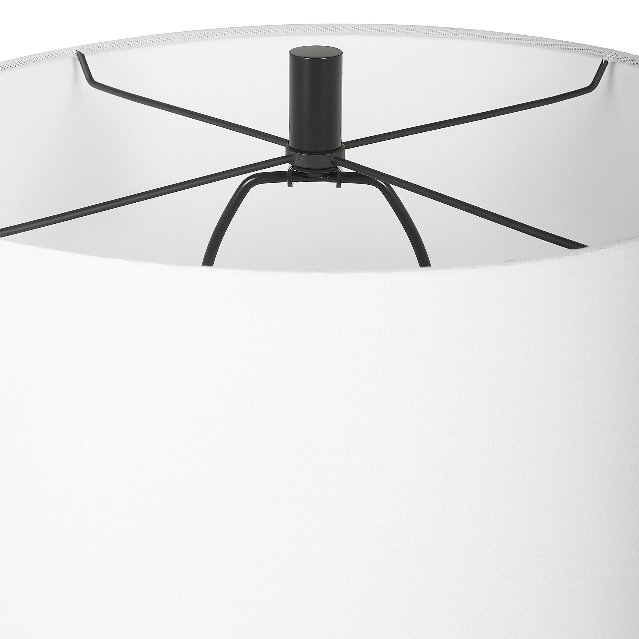 Collar Gloss White Table Lamp - Image 6