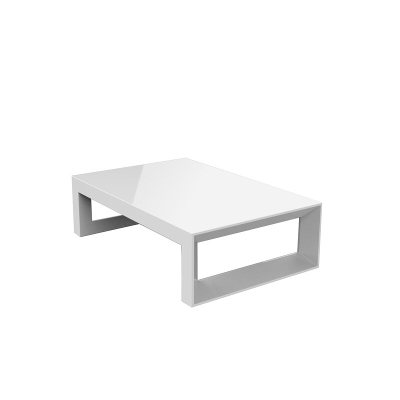 Vondom Frame - Resin Coffee Table - 47.25""x31.5"" - Lacquered - Image 0