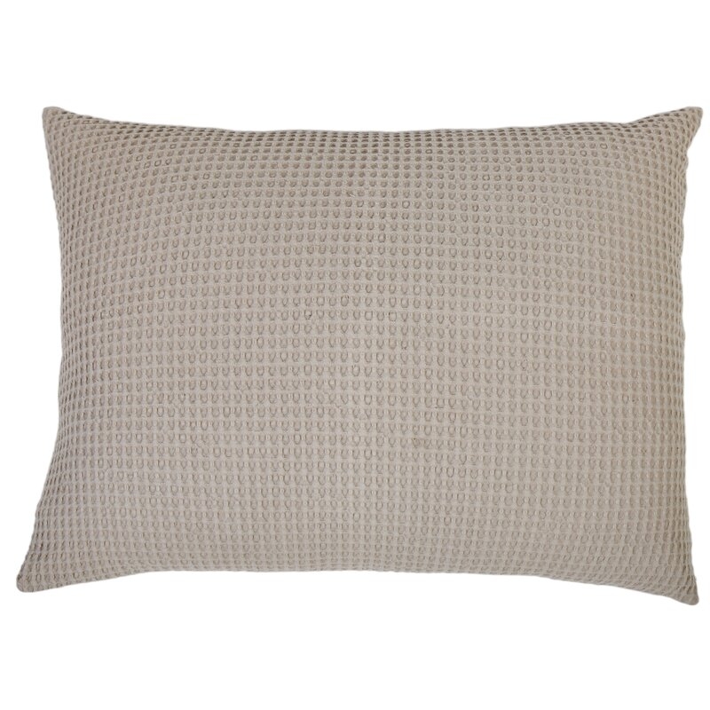 Pom Pom At Home Zuma Cotton Lumbar Pillow Color: Natural - Image 0