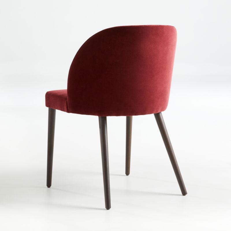 Camille Syrah Velvet Dining Chair - Image 3