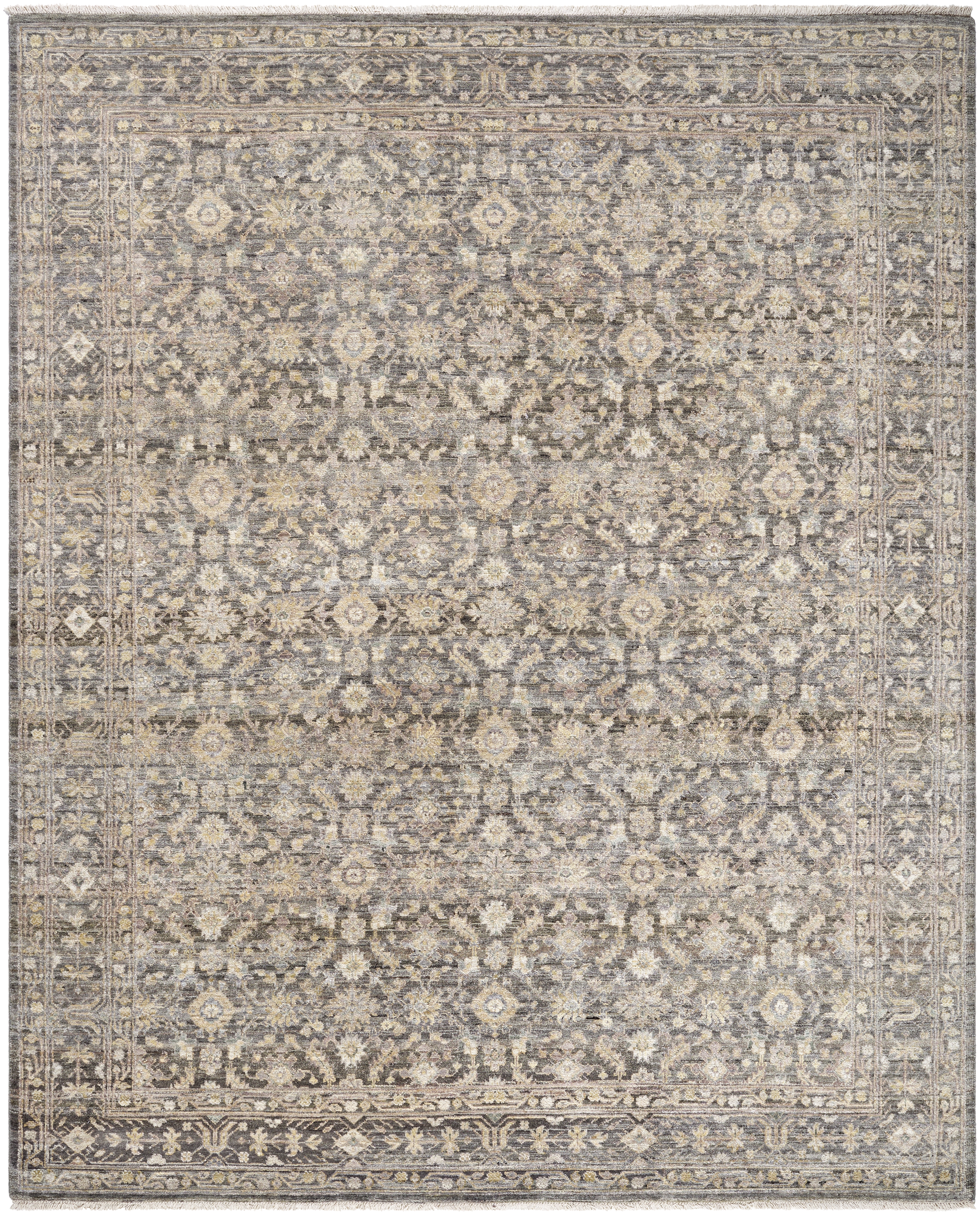 Zeenat Beige Indoor 6' x 9' Handmade Rug - Image 0