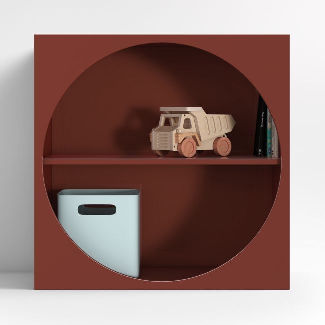 Twiggy Modular Glossy Deep Red Kids Bookcase - Image 0