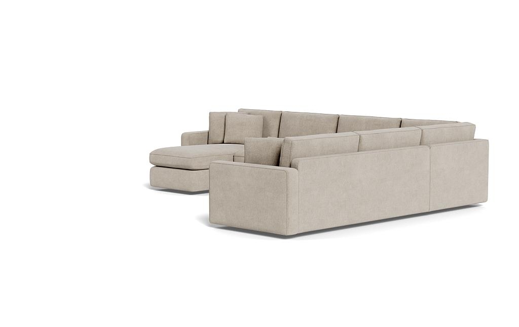James 4-Piece 5-Seat Corner Chaise Sectional Left with Storage - Image 2