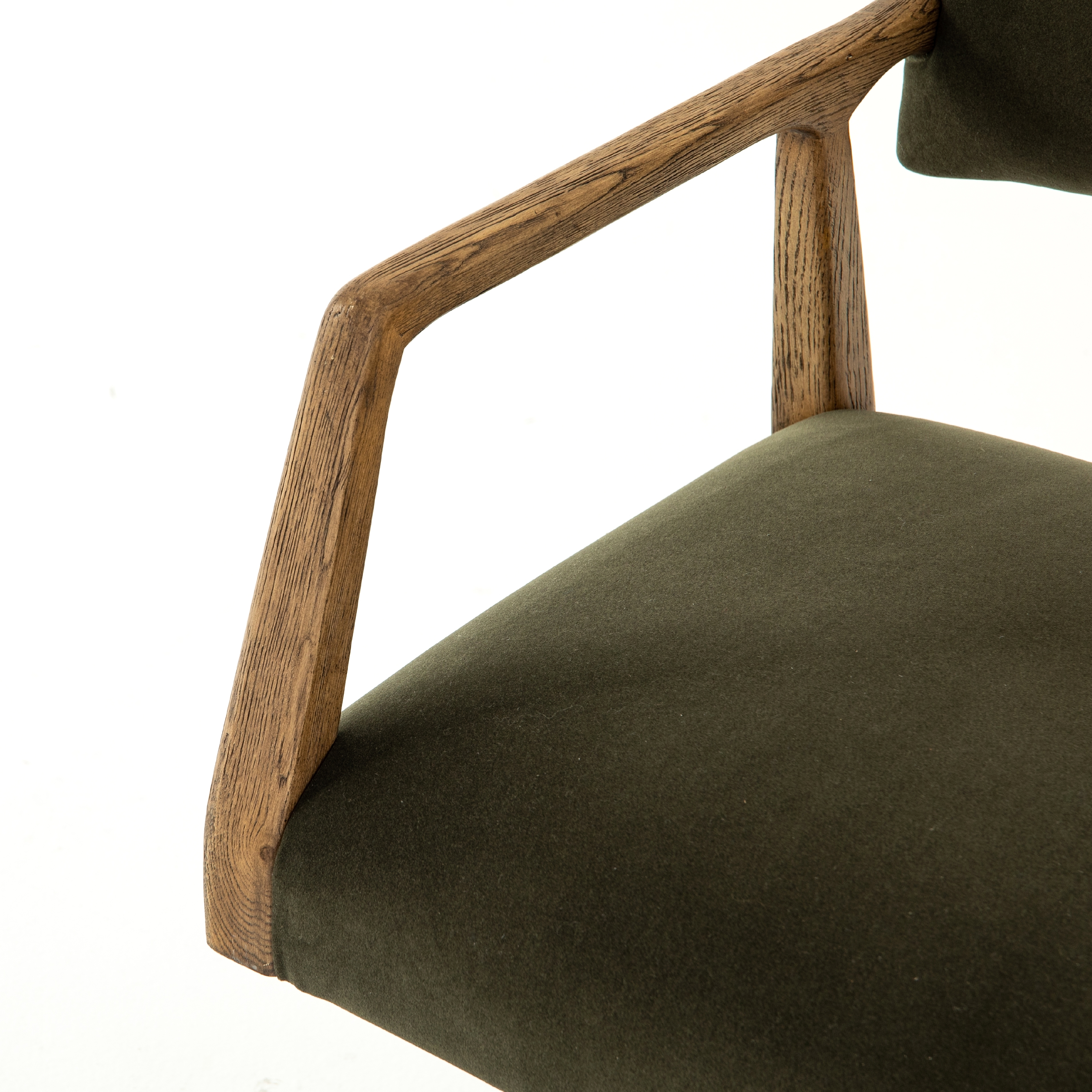Tyler Desk Chair-Modern Velvet Loden - Image 11