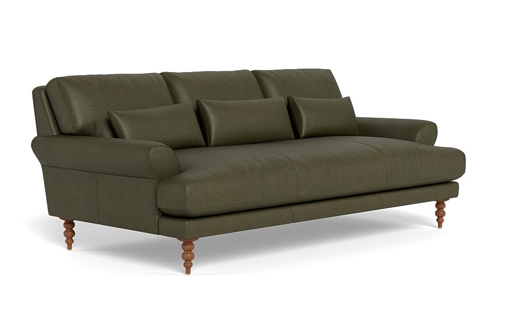 Maxwell Leather Loveseat by Apartment Therapy - Image 1