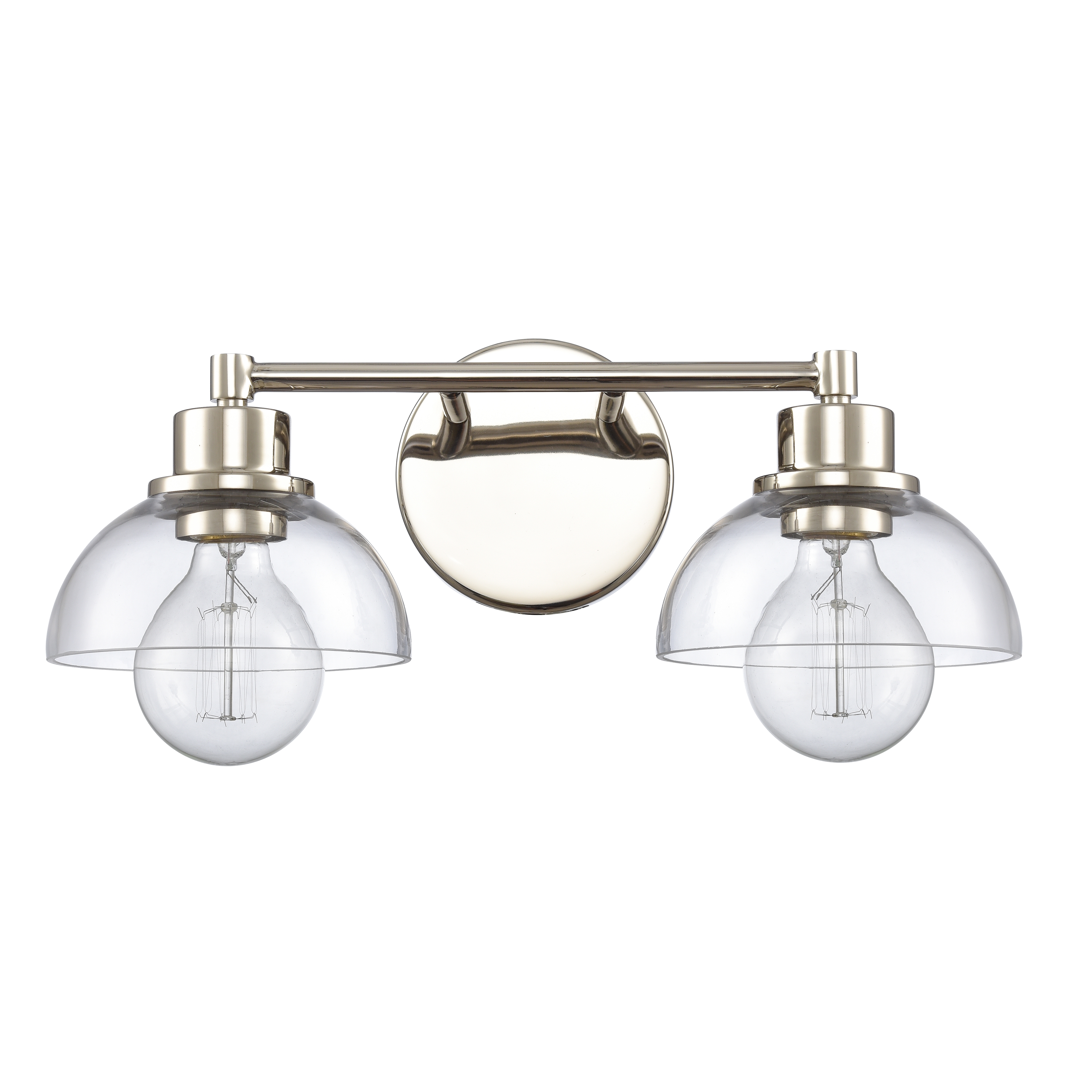 Julian 16'' Wide 2-Light Vanity Light - Polished Nickel - Image 1