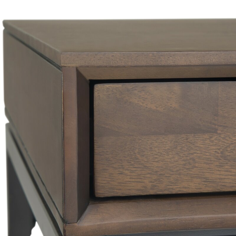 Bertello Solid Wood Desk, Walnut Brown - Image 6
