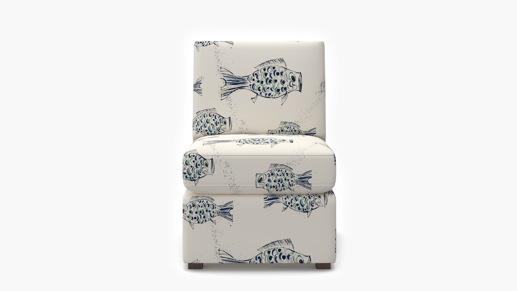 Classic Slipper Chair, Canvas Sakana - Image 0