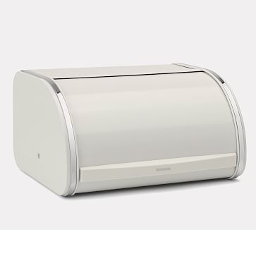 Brabantia Kitchen Roll Top Bread Box, Medium, White - Image 0