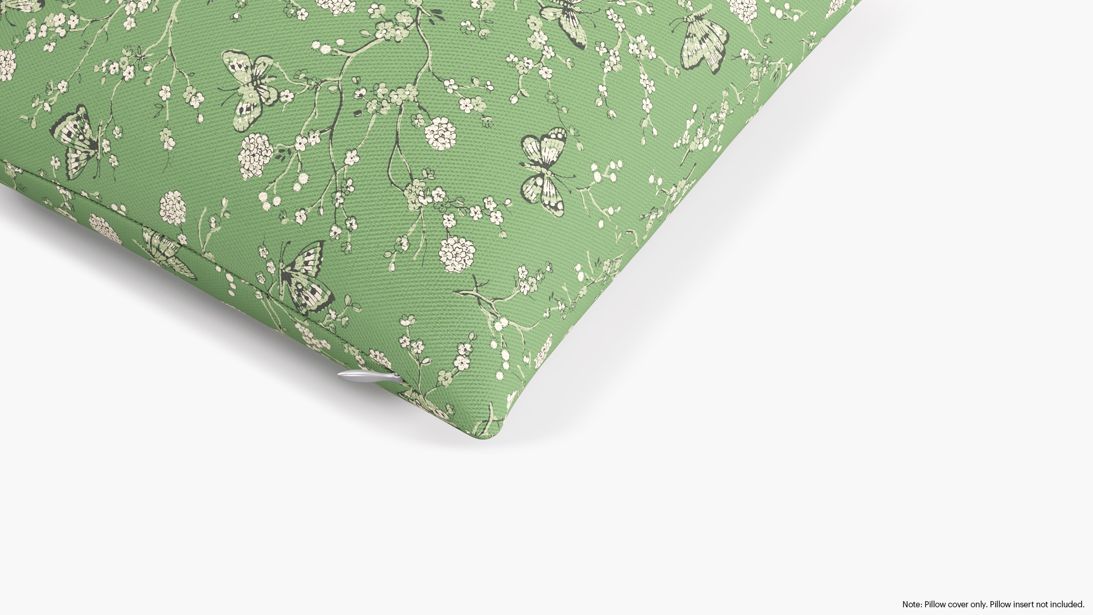 Throw Pillow Cover 16", Kelly Mariposa, 16" x 16" - Image 1