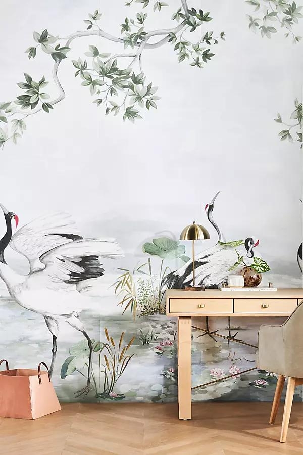 Crane Animal Wall Mural - Image 0