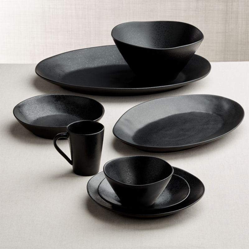 Marin Matte Black Cereal Bowls, Set of 8 - Image 5