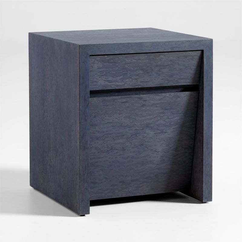 Vander Charcoal Wood Storage End Table - Image 1