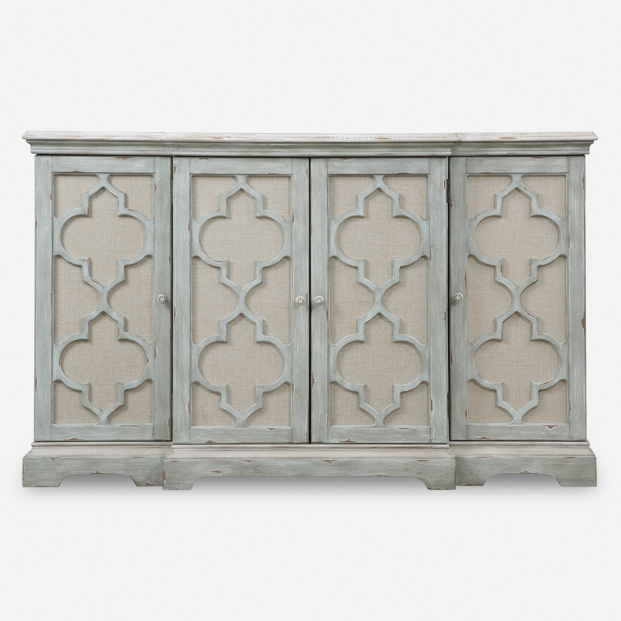 Sophie 4 Door Grey Cabinet - Image 0