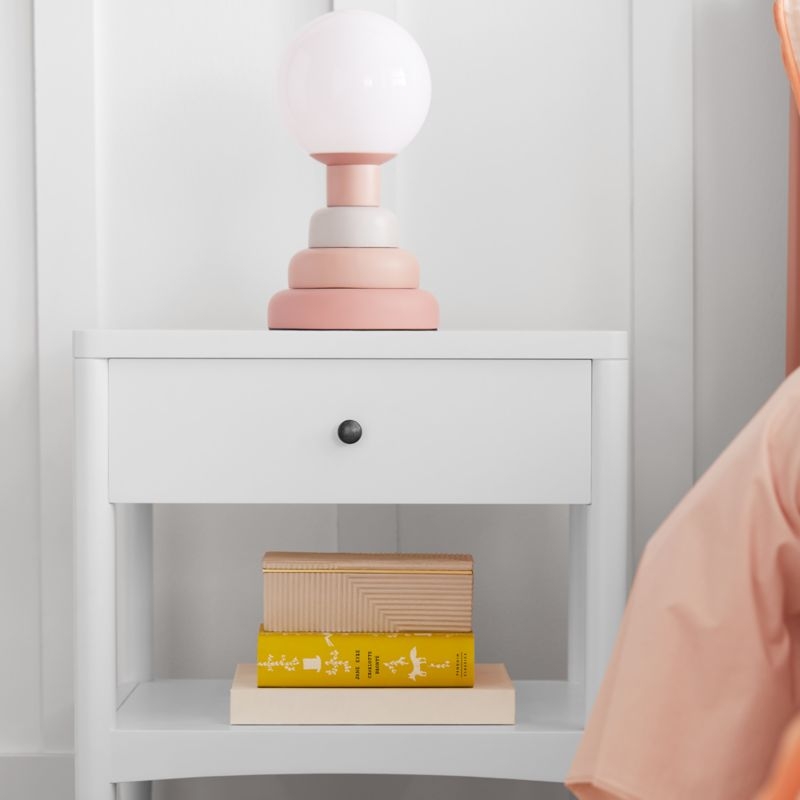 Henley Pink Stacked Table Lamp - Image 1