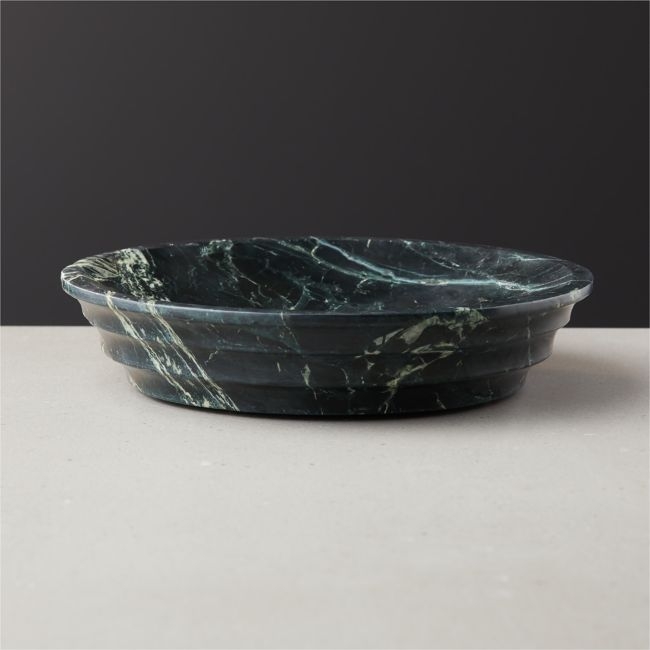 Aurora Green Marble Bowl - Image 0