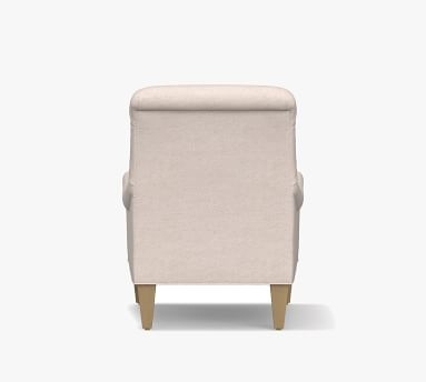 Saylor Upholstered Armchair, Polyester Wrapped Cushions, Performance Plush Velvet Slate - Image 4