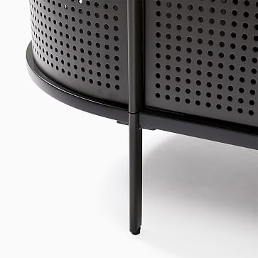 Perforated Media Collection, Antique Bronze 68" Console - Image 4