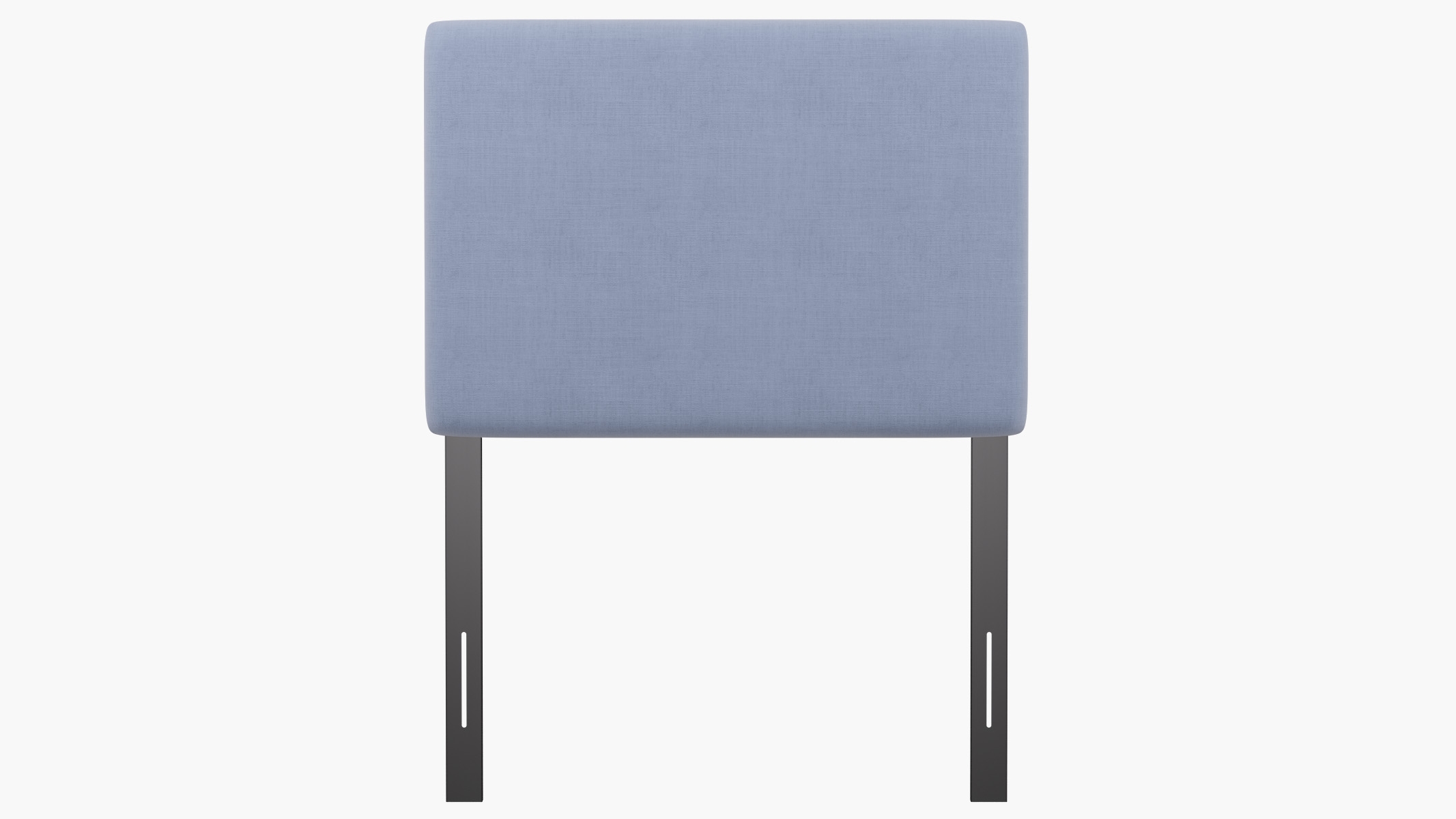Square Back Headboard, Denim Everyday Linen, Twin - Image 1
