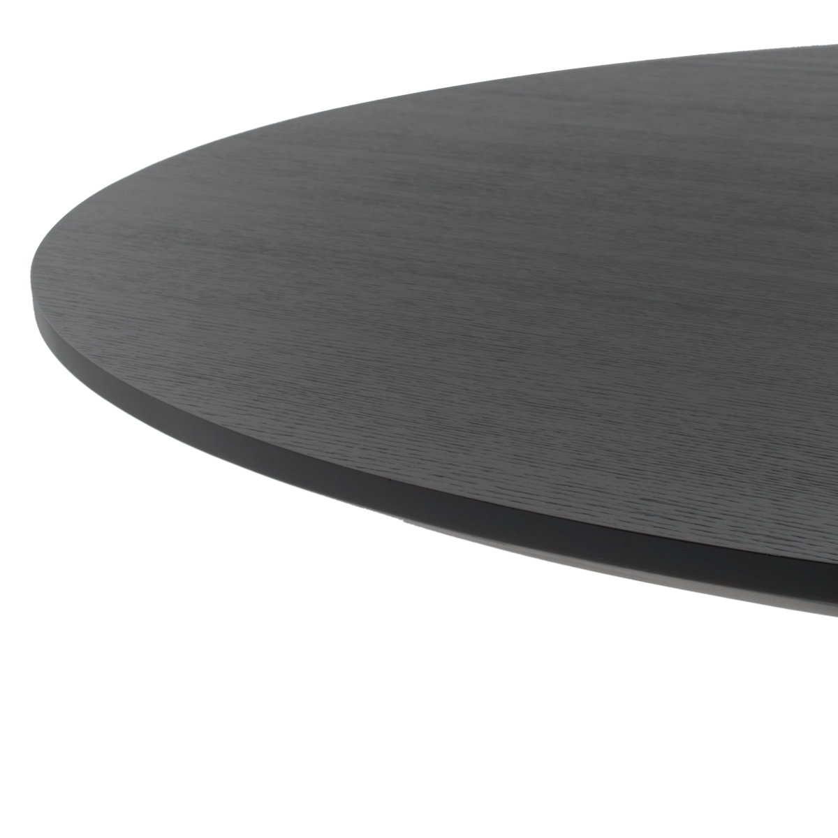 Carolee 46" Round Dining Table - Black - Image 2