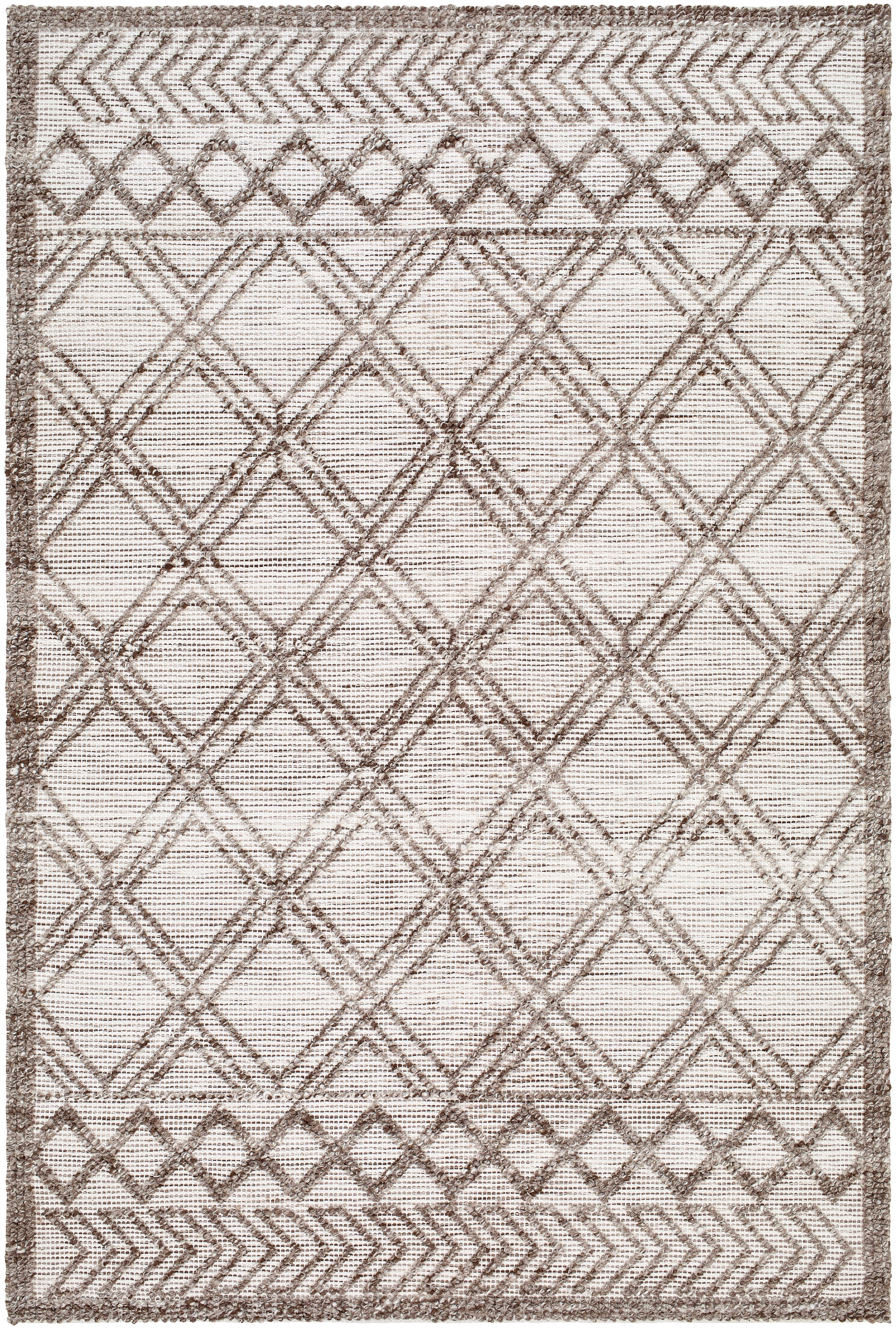 Napoli Beige Indoor 2' x 3' Handmade Rug - Image 0