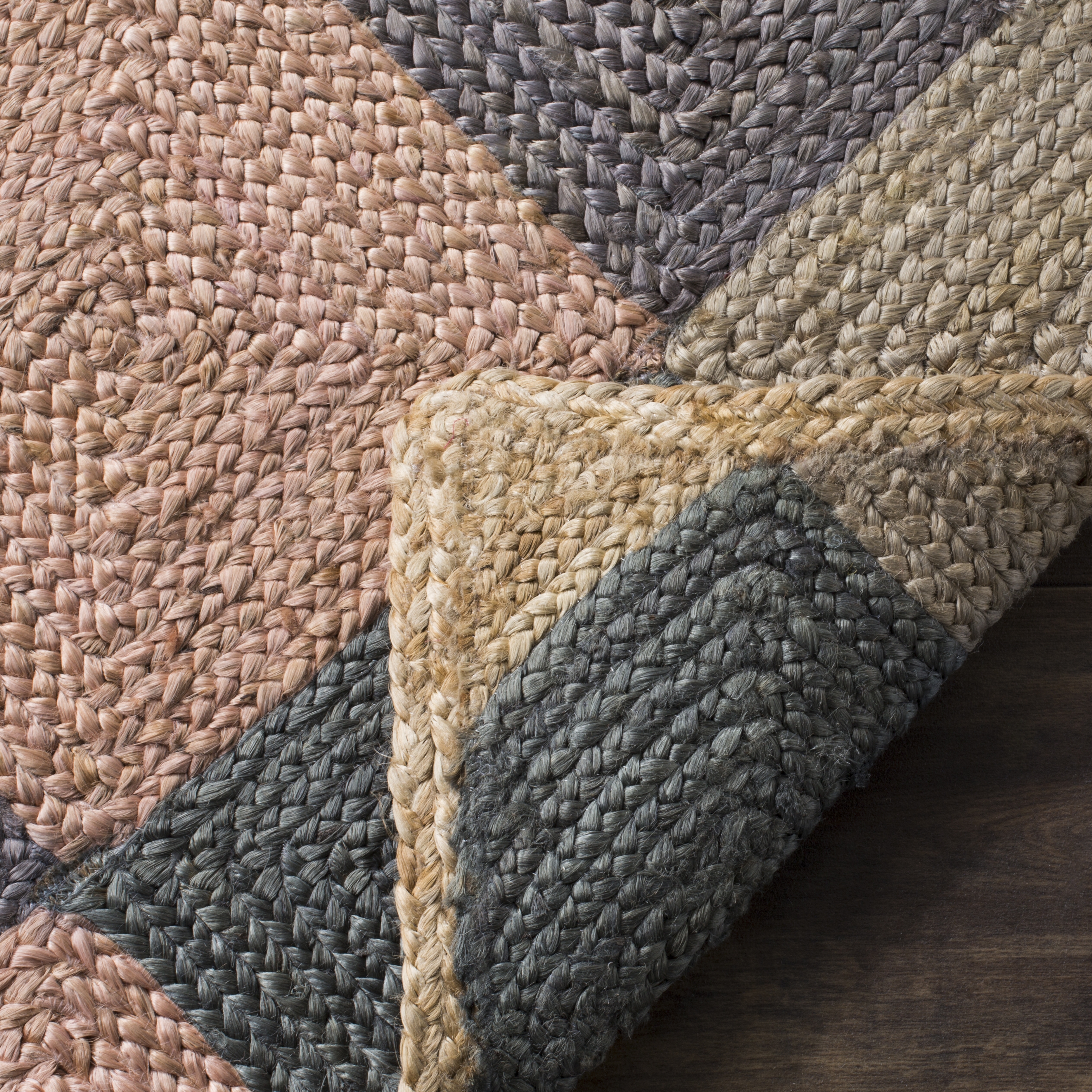 Arlo Home Hand Woven Area Rug, NF872A, Natural/Multi,  5' X 8' - Image 3